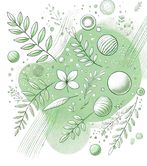 Pollenflug Illustration